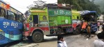चितवनको गाईघाटमा सात सवारी एकैपटक ठोक्किँदा १९ घाइते