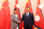 प्रधानमन्त्री ओली र राष्ट्रपति सी चिनफिङबीच भेटवार्ता सम्पन्न