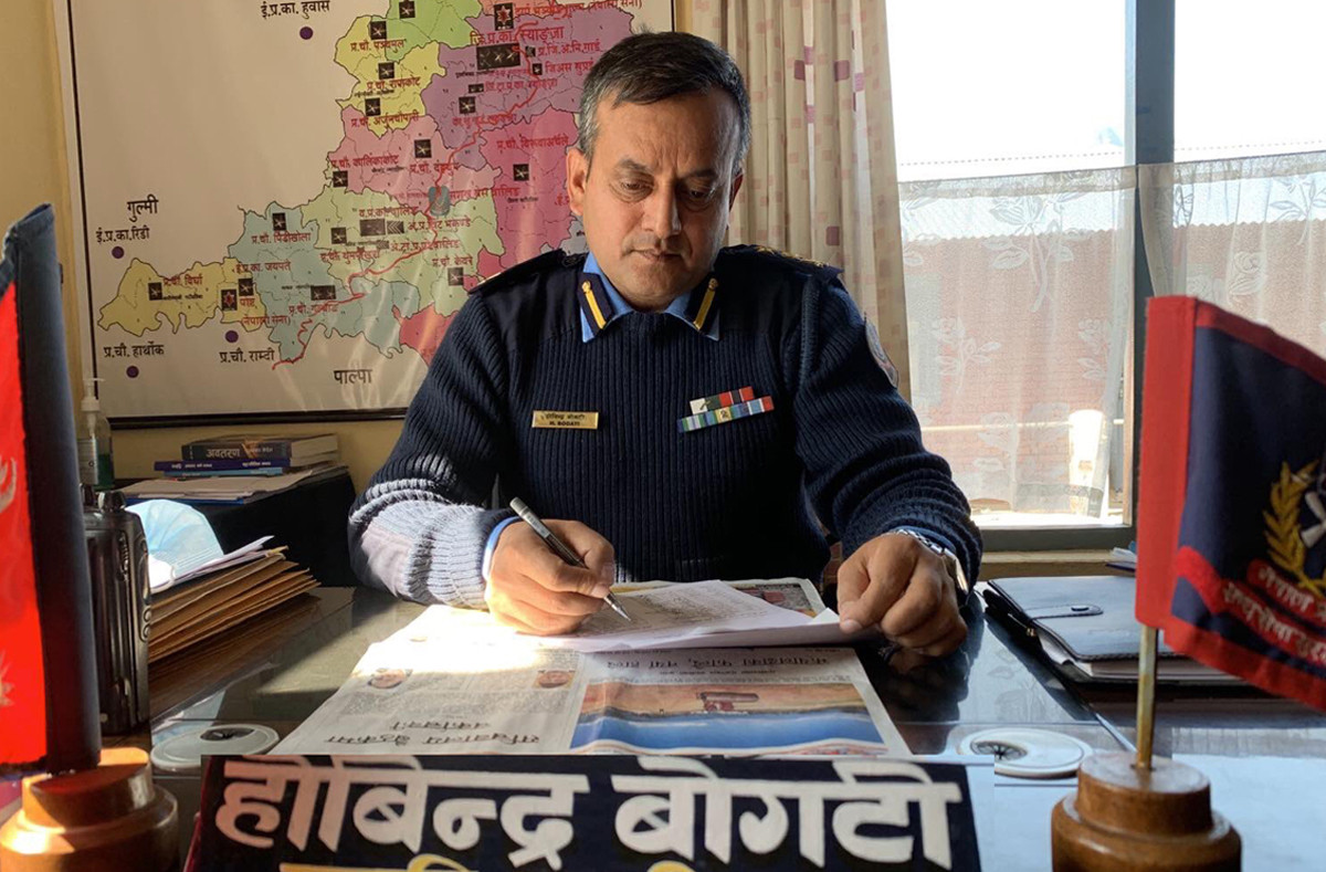 ललितपुर प्रहरी प्रमुखमा एसएसपी बोगटी
