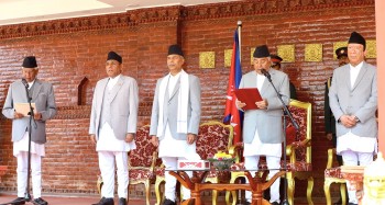 ज्येष्ठ सदस्य केसीद्वारा शपथ, प्रतिनिधिसभा सञ्चालनको जिम्मेवारी