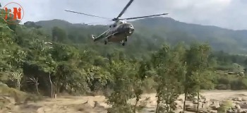 रसुवामा बाढीपछि २३ कामदारको उद्धार, मितेरी पुल बग्यो