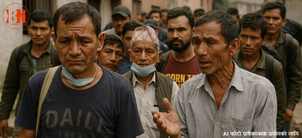 भारतमा बन्धक बनाइएका ५७ नेपाली स्वदेश फर्किए