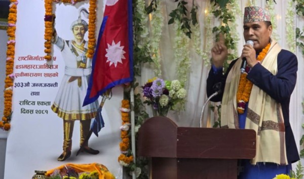 हङकङ पुगेर विक्रम पाण्डेले भने - नेपालीको एकता पृथ्वीनारायण शाहको दिव्य उपदेशबाट मात्रै सम्भव छ