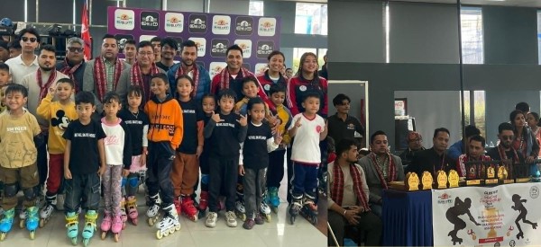 ललितपुरमा ग्लाइड फेस्ड स्पीड स्केट च्याम्पियनसिप सम्पन्न