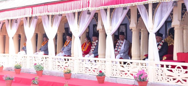 हनुमान ढोकाको नासल चोकमा वसन्त श्रवण गरियो हेर्नुहोस् तस्वीरमा
