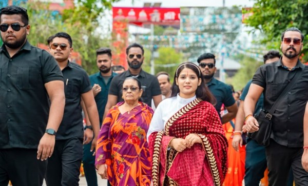 देवघाट महामहोत्सवका लागि ८ जना सुरक्षाकर्मी लिएर नेपाल आइपुगिन् देवी प्रतीभा