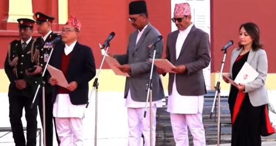 नवनियुक्त चार मन्त्रीले लिए शपथ