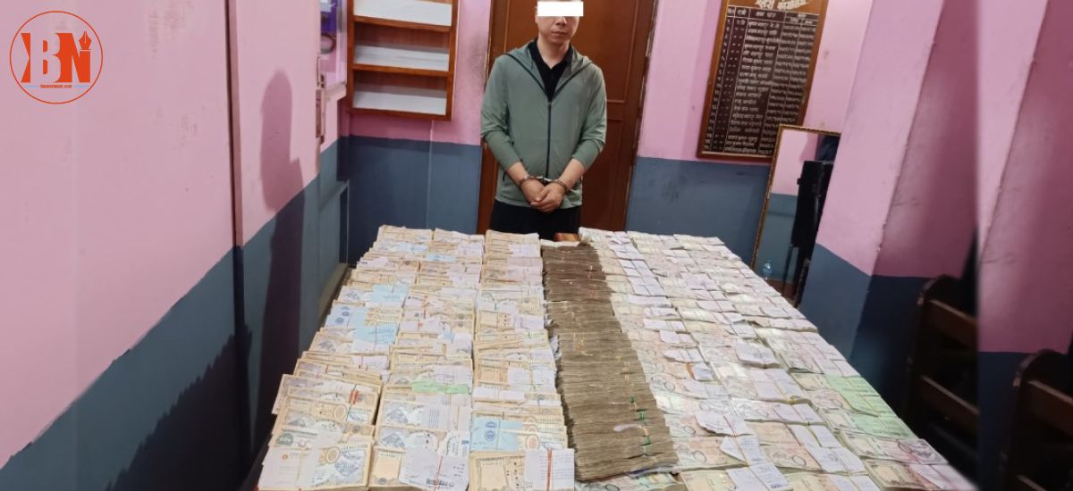 बौद्धबाट चिनियाँ नागरिक पक्राउ, एक करोड ४४ लाख नगद बरामद