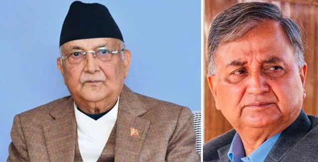 ईश्वर पोखरेलको गुण्डुमा ओलीसँग भेट