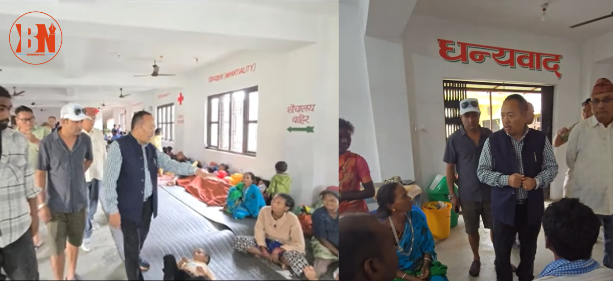 बाढी प्रभावितको उद्धार र राहतमा निवर्तमान सांसद सावाको सक्रियता